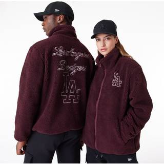 LA Dodgers MLB Dark Purple Sherpa Jacket newera adult unisex Purple newera adult unisex Purple newera adult unisex Purple newera adult unisex Purple n - 2xl