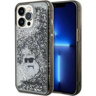 Karl Lagerfeld Liquid Glitter Choupette-cover til iPhone 13 Pro Max - transparent
