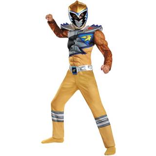 Power Ranger Gold Ranger Dino Charge Muskelkostüm M