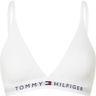 Tommy Hilfiger Unlined Triangle Bra - White - Large