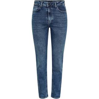Pieces - Blå - Pcbella Hw Tap Ank Jeans MB406 Noos - W25/L32