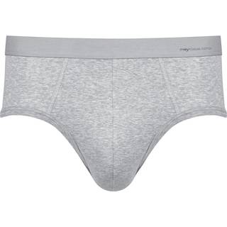 Mey Herren Men-Slip grau Pima unifarben