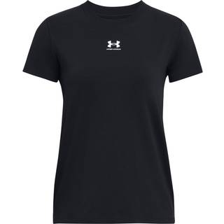 Under Armour Rival Core Women's Short Sleeve Black / White XL