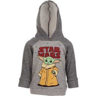 Star Wars The Mandalorian Grogu Toddler Boys Fleece Pullover Hoodie Gray 5t