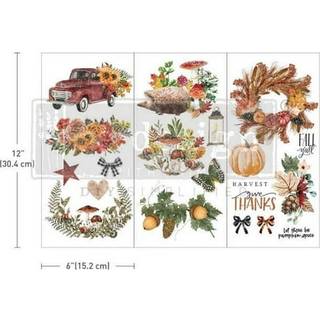 Redesign med sm? overf?rsler Autumn Essentials 3 Sheets 6 """" X12 """" 655350654948