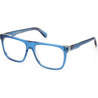 Guess GU50089 092 56 Briller Mænd Blue - Transparent Blue on Clear - 56mm