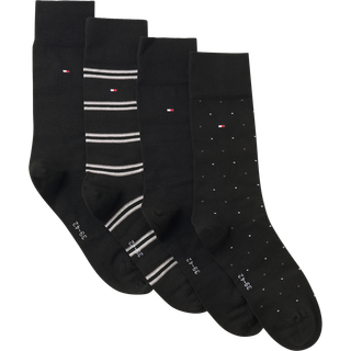 TH MEN SOCK 4P TIN GIFTBOX STRIPE D