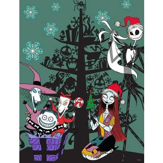 CEACO - Disney - Tim Burton's Nightmare Before Christmas - Christmas Tree - 300 överdimensionerat stycke Jigsaw -pussel