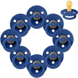 BIBS Rund Colour Sut - Sampak - 8 stk. - Str. 1 - Cornflower