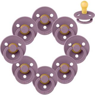 BIBS Rund Colour Sut - Sampak - 8 stk. - Str. 1 - Mauve
