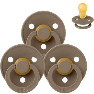 BIBS Rund Colour Sut - Sampak - 3 stk. - Str. 3 - Dark Oak
