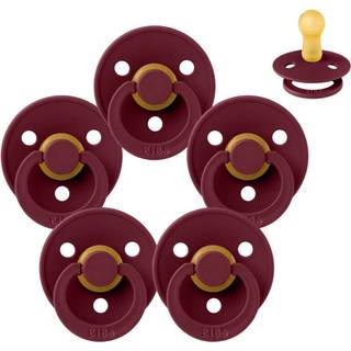 BIBS Rund Colour Sut - Sampak - 5 stk. - Str. 2 - Elderberry