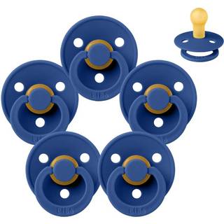BIBS Rund Colour Sut - Sampak - 5 stk. - Str. 1 - Cornflower