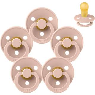 BIBS Rund Colour Sut - Sampak - 5 stk. - Str. 3 - Blush