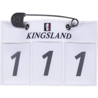 Kingsland - Stævnenummer, Classic - White / ONE SIZE