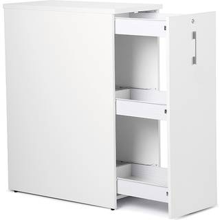 Towerskab DNA, 400x800x1050 mm Hvid, tosidig