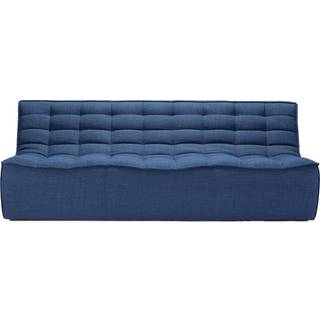 Ethnicraft N701 Sofa 3-pers - 3 personers sofaer Polyester Blå - 20075