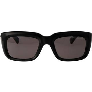 Alexander McQueen AM0431S 001 54 Solbriller Mænd Black - Black - 54mm