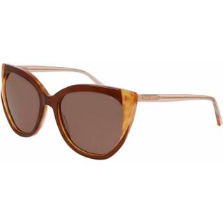 Bebe BB7253 200 56 Solbriller Kvinder Brun - Topaz Brown On Pattern Yellow Orange - 56mm