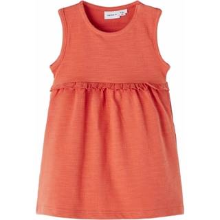 NAME IT Flæse Kjole Filipha Apricot Brandy