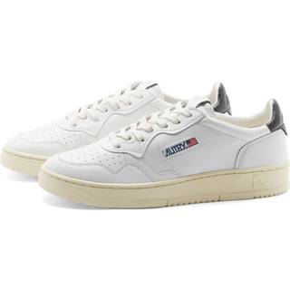 Autry Medalist Low Super Soft Leather Sneaker White/Black