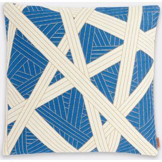 Missoni Cushions - 'Nastri' cushion, small, blue in BLUE 51% Cotton - 20% Viscose - 16%