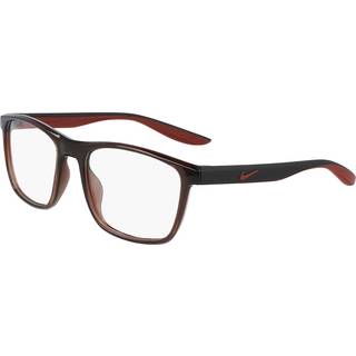 Nike Unisex NIKE 7038 201 Optiske stel Acetat Brun Firkantet