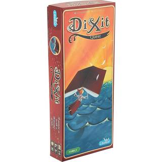 Dixit Quest Board Game - Udvid din fantasi med 84 nye kort! Creative Storytelling Game Fun Family Game til b?rn og voksne i alderen 8+ 3-6 spille