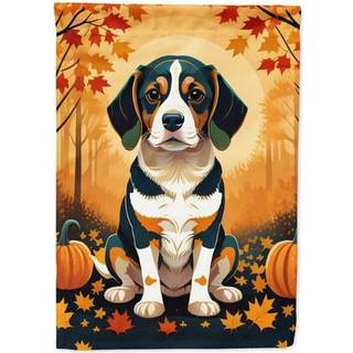 Caroline's Treasures DAC1014CHF Beagle Fall House Flag Stor veranda ærme pole dekorativ uden