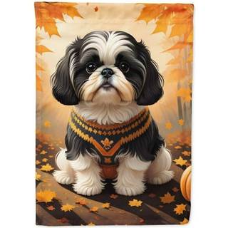 Caroline's Treasures DAC1073CHF SHIH TZU FALL HUS FLAG STOR PORCH SLEEVE POL Dekorativ uden