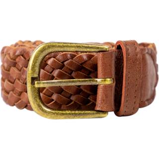 Re:Designed Harper flettet skindbælte (WALNUT (989), 100 CM)