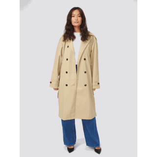 Linea trenchcoat - Beige - Dame - M - TeeShoppen