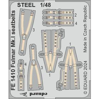 Fulmar Mk.I seatbelts STEEL 1/48