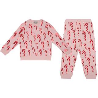 Stella McCartney Kids Set of cotton sweatshirt and sweatpants - pink - Y 14