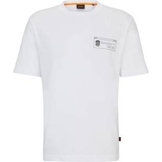 BOSS Orange Herren T-Shirt weiß - weiß