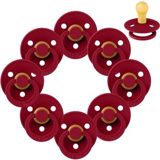 BIBS Rund Colour Sut - Sampak - 8 stk. - Str. 1 - Ruby