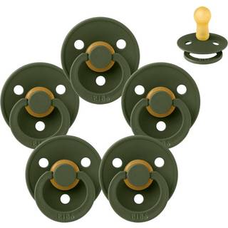 BIBS Rund Colour Sut - Sampak - 5 stk. - Str. 2 - Hunter Green