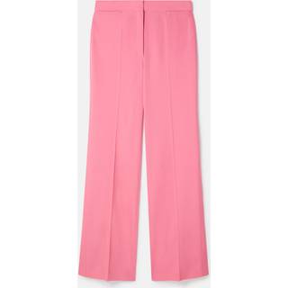 Stella McCartney Iconic high-rise wool-blend flared pants - pink - XXXS
