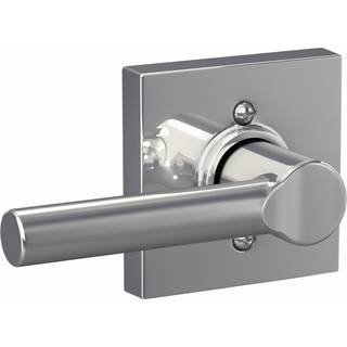 Schlage F170 BRW 625 Col Broadway Lever med Collins trim ikke-drejende dummy dørhåndtag Bright Chrome