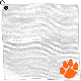 Team Golf NCAA Clemson Tigers Golf H?ndkl?de med karabiner Clip Premium mikrofiber med dybe vaffellommer overlegen vandabsorption og hurtig t?r g