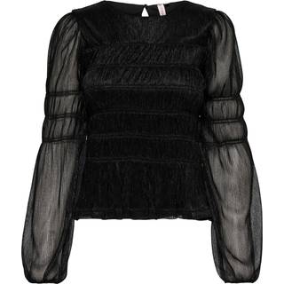 Fallon Gwenda Smock Bluse, Sort, XS