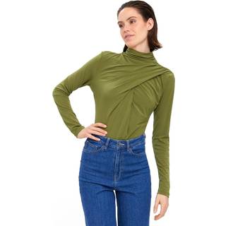 Vero Moda dame body VMANNA - Olive branch - S