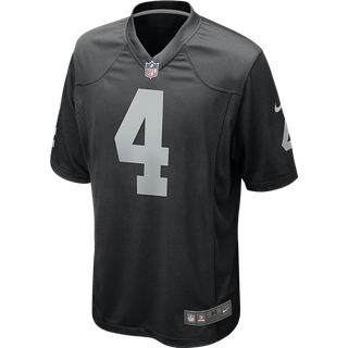NFL Las Vegas Raiders (Derek Carr)-fodboldtrøje til mænd - sort - XL