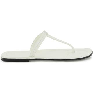 Toteme T-strap leather sandals - white - EU 41