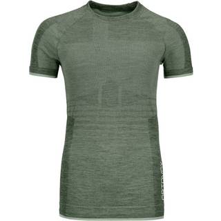 Ortovox Women's 230 Competition Short Sleeve Merino undertøj Damer størrelse S farve olivengrøn