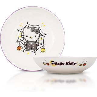 Sanrio Hello Kitty Skeleton Web 9-tommer keramisk coupe middagssk?l