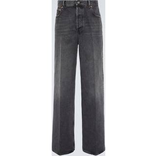 Valentino High-rise wide-leg jeans - grey - 32