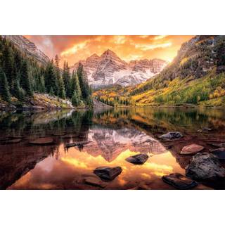 Buffalo Games - Joshua Snow - Maroon Lake Reflections - 2000 Piece Jigsaw -puslespil til voksne, der udfordrer puslespil perfekt til spilaftener