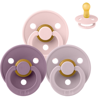 BIBS Rund Colour Sut - Sampak - 3 stk. - Str. 2 - Lovely Lilacs