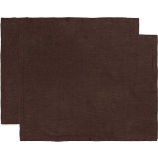 Linen Placemat - Set of 2 - Chocolate